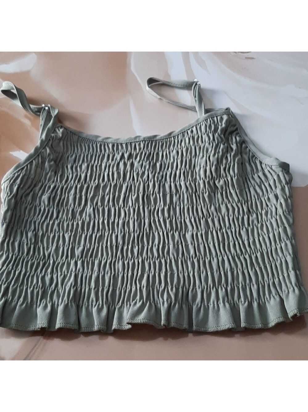 NWOT Girl Shein Iconic Smock top Size 2 XS